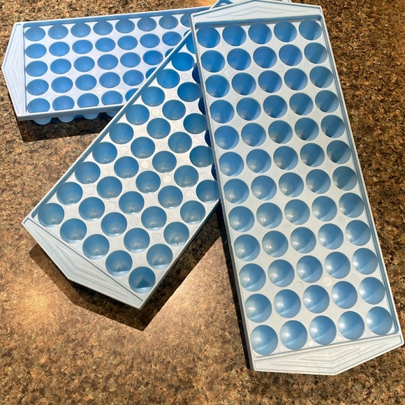 THREE 3 Jelly bean/small ice blue plastic mold tray 72 molds crafts etc - Picture 3 of 6